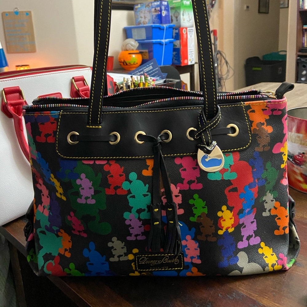 Dooney & Bourke Mickey Print Handbag